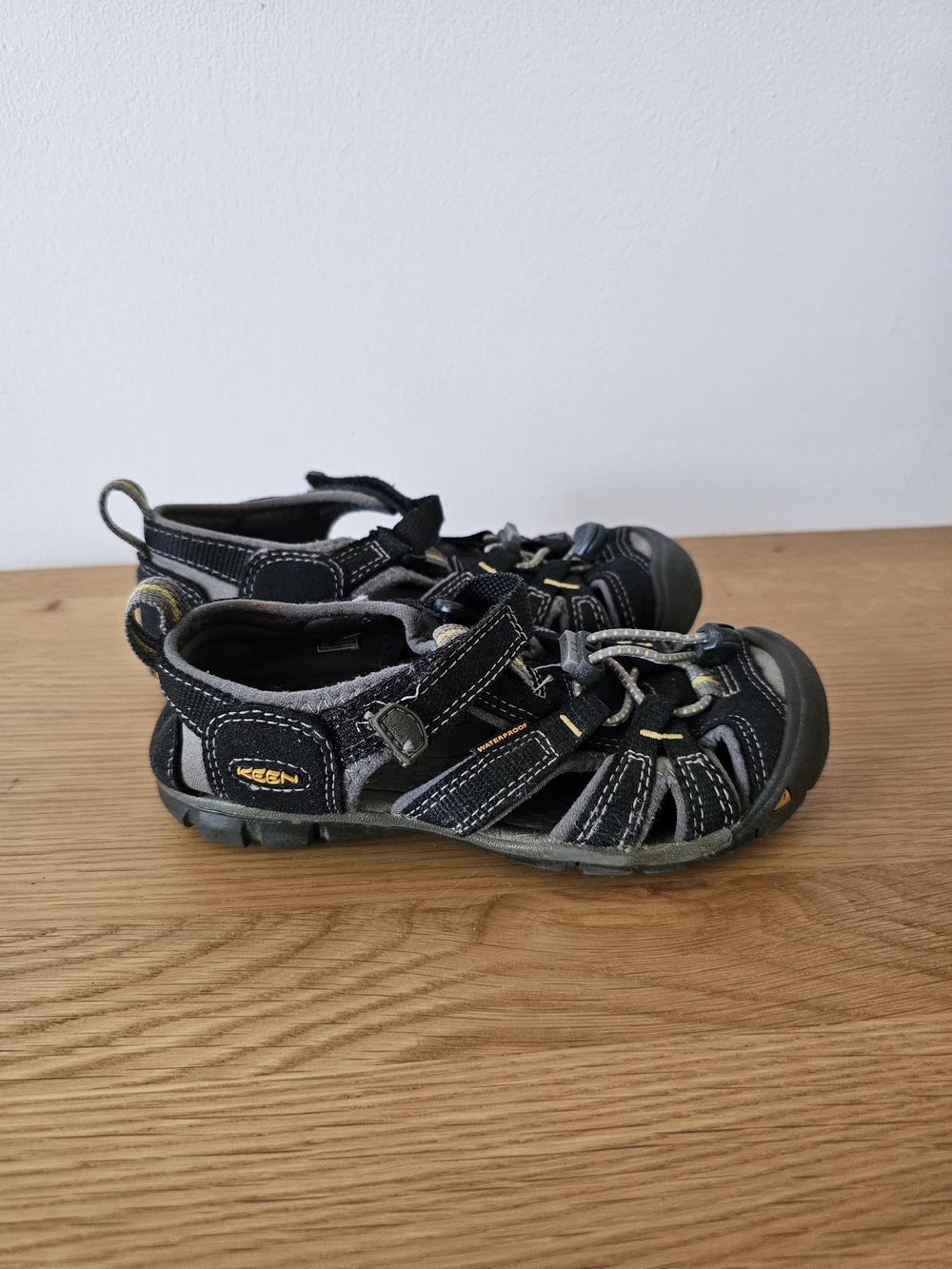 Keen Kids Black Waterproof Sandals Size 12